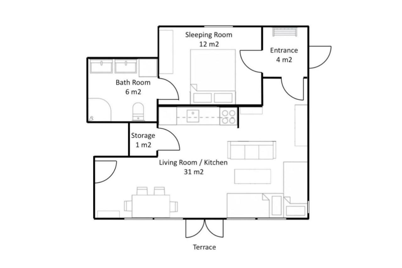 Apartment - Lille Galleri - Fyresdal Dış mekan fotoğraf